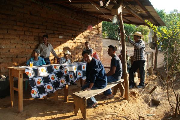 Visita de equipo CES y PIH en la comunidad Plan de la Libertad, 2014.