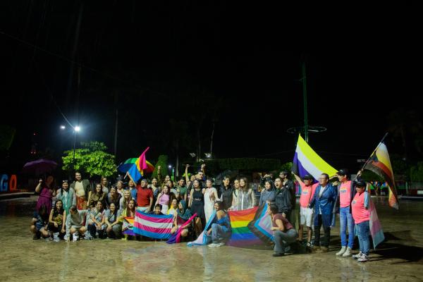 Marcha LGBTIQ+ en Jaltenango de la Paz, 2023