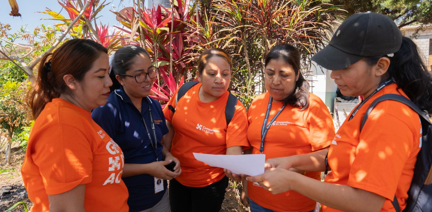 Cuidadoras de Salud Mental reunidas