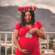 Yareth esperaba con ansias a su bebé. 