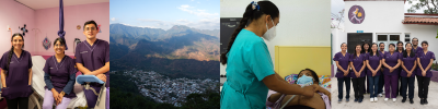 Collage de fotografías de las Casas Maternas de Jaltenango y Siltepec